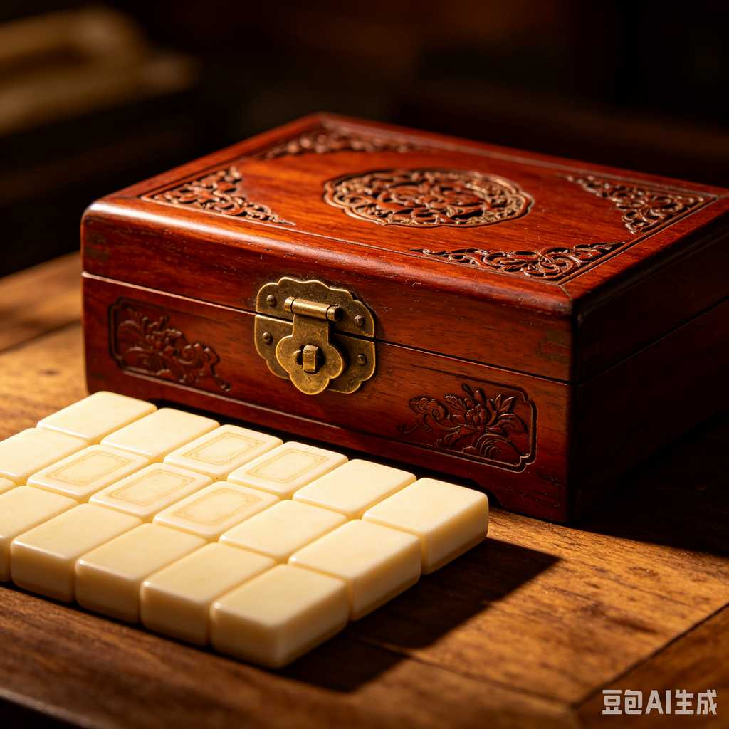 pink mahjong set